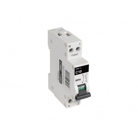 Disjoncteur Phase + Neutre Debflex 10 A