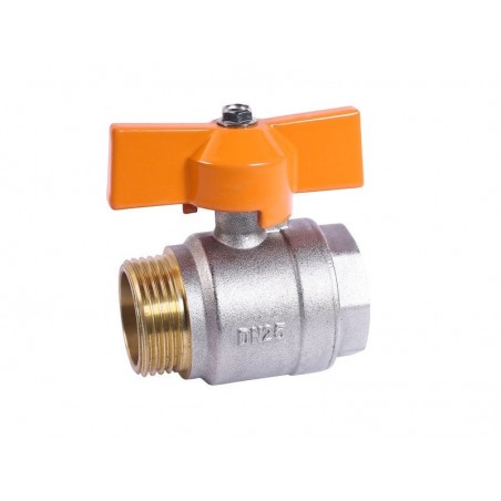 Vanne DArrêt 1-4 De Tour Mâle - Femelle 26 X 34 Mm 26 X 34 Mm