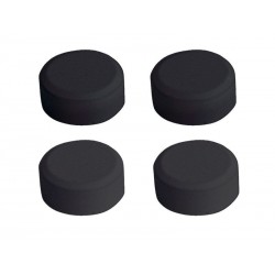 Fixations miroirs rondes noires -  - meilleure qualité