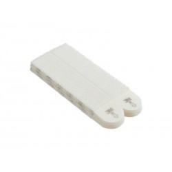 Lot de 8 Languettes Adhésives Tableaux Déco Command Blanc