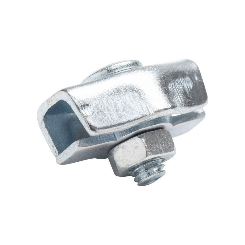 Lot de 4 Serre-Câbles Acier Zingué Standers Diam.2 X L.18 X L.14 Mm