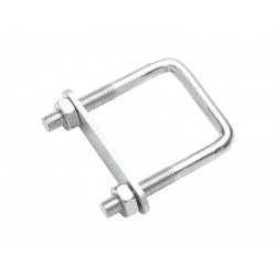 Bride Carrée Acier Standers L.43 X L.59 X Ep.8 Mm