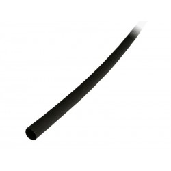 Gaine thermorétractable Noir L.1 M Diam.6.4 Mm Zenitech