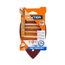 Abrasif multifonction 98x140 grain180 Lot de 5