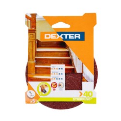 Abrasif perceuse diamètre 127 grain 40 Lot de 5