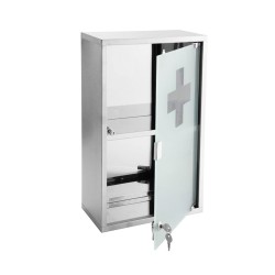 Armoire à  pharmacie l.30 cm imitation métal