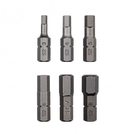 Embout assortis 25mmx6