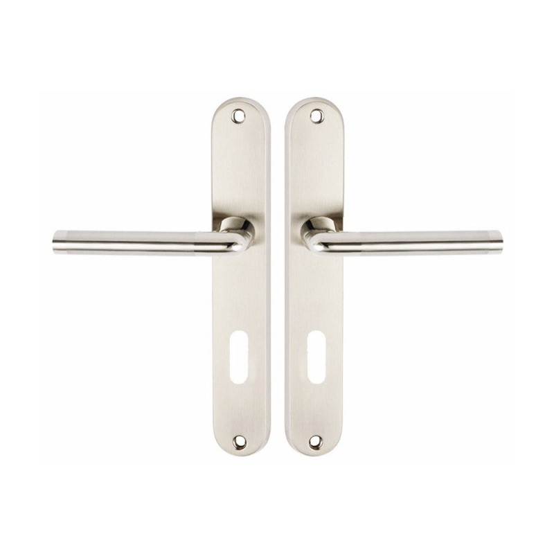 Poignee de porte sophie zinc nickelé 195 l