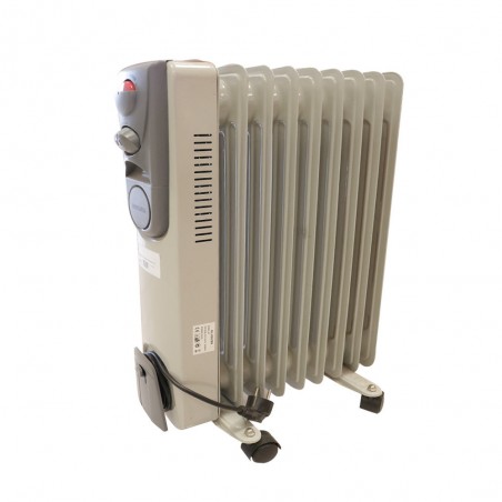Radiateur bain dhuile 2000W 9 éléments sans ventilo