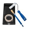Kit mur/plafond rouleau+bac 110+pinceau 40+adhesif -  - meilleure qualité
