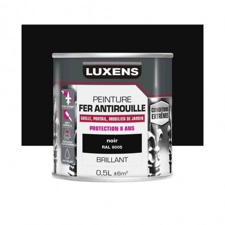 Peinture fer extérieur noir brillant 0