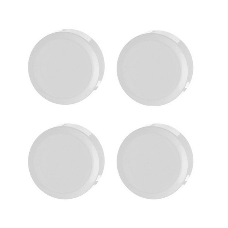 Fixation miroir salle de bain blanc ronde x4 -  - meilleure qualité