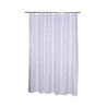 Rideau de douche élégant 180x200cm textile blanc -  - meilleure qualité