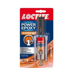 Colle époxy express 1 min invisible seringue 11ml loctite -  - meilleure qualité