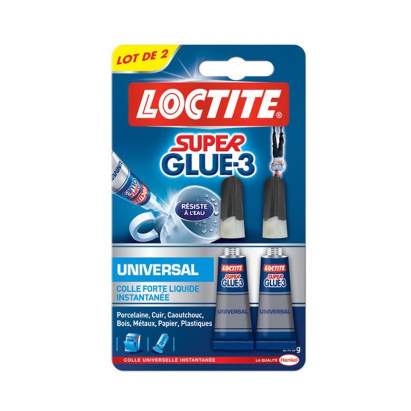 Colle superglue3 liquide 3g Lot de 2 -  - meilleure qualité