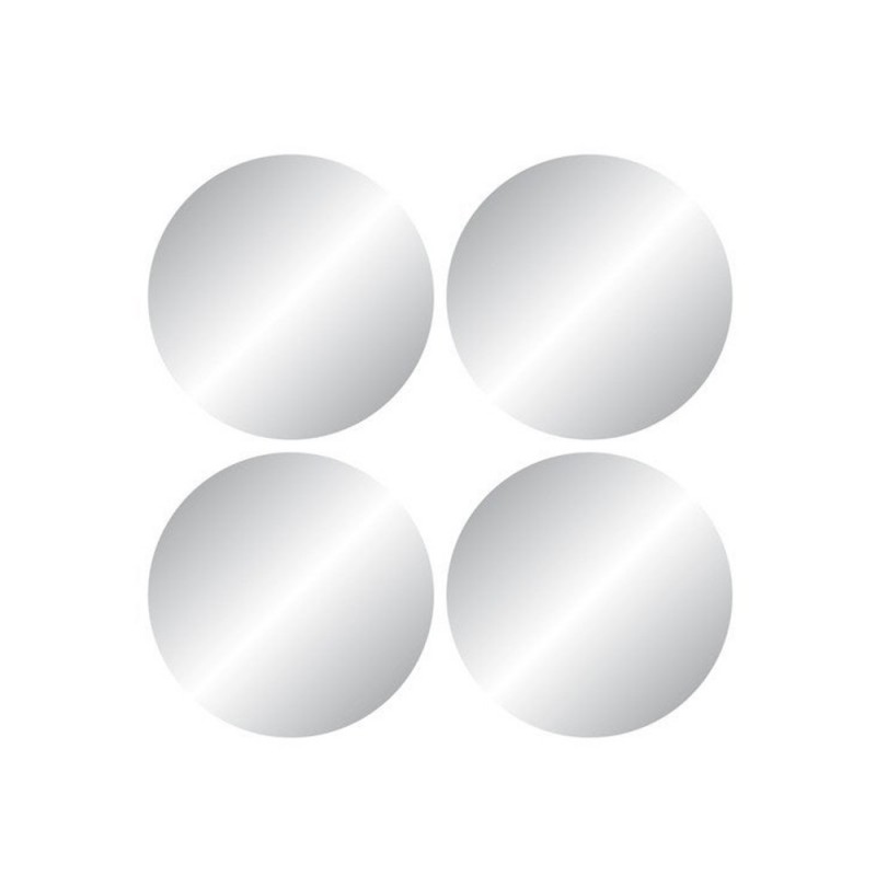 Miroir de salle de bain diamètre 15 cm bords polis x4 -  - meilleure qualité