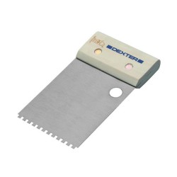 Peigne à  colle pour lino et moquette  8cm lame acier manche bois -  - meilleure qualité