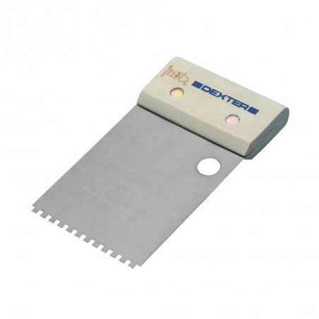 Peigne à  colle pour lino et moquette  8cm lame acier manche bois -  - meilleure qualité