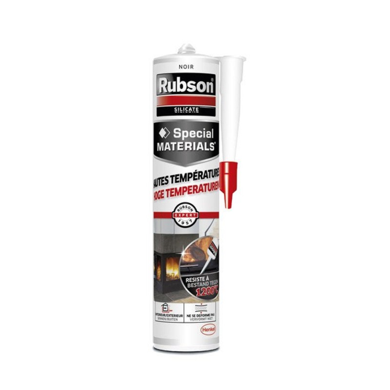Mastic spécial haute température noir cartouche 280ml -  - meilleure qualité