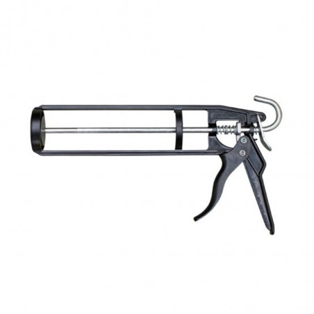 Pistolet pour cartouche mastic-colle acier noir