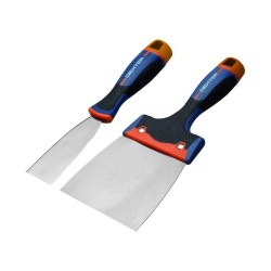 Couteau  lame inox manche bimatière 4 et 12cm Lot de 2 -  - meilleure qualité