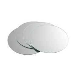 Miroir de salle de bain 20x13 ovale bords polis x4 -  - meilleure qualité