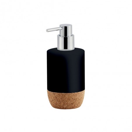 Distributeur de savon odemira noir/naturel à  poser -  - meilleure qualité