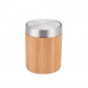 Poubelle salle de bain bambou 2l6