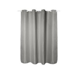 Rideau douche textile 180x200 easyclip maya granit sensea -  - meilleure qualité