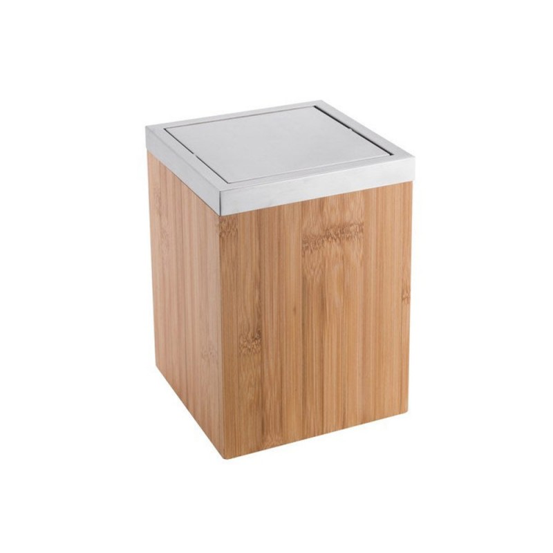 Poubelle de salle de bains 5 l bambou SENSEA Bamboo -  - meilleure qualité