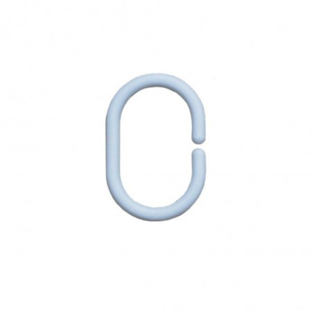 Anneau blanc barre de douche x12 -  - meilleure qualité