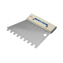 Couteau colle parquet-carrelage18cm lame acier manche bois