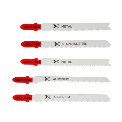 Lame de scie sauteuse métal coupe droite lot 5