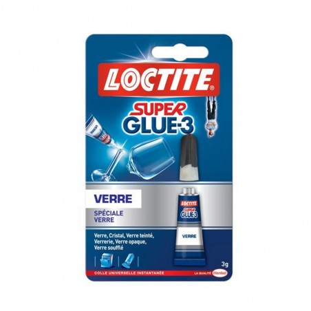 Colle super glue3 spéciale verre tube 3 gr s/b -  - meilleure qualité