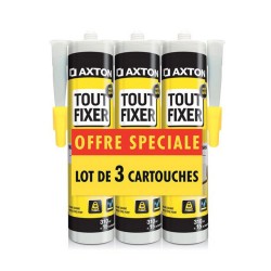 Colle multi-usage acrylique blanc 3x310ml axton