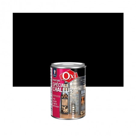 Peinture noir spéciale chaleur mat 250ml