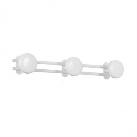 Porte-manteau rail blanc 3T