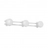 Porte-manteau rail blanc 3T
