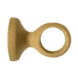 Support de tringle en bois chêne clair M et P D28