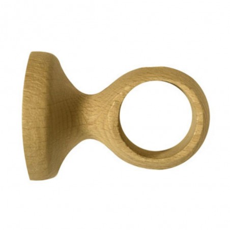 Support de tringle en bois chêne clair M et P D28