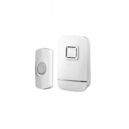 Sonnette sans fil pile d01 blanc