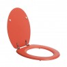 Abattant wc pop bois compresse fixe corail mat