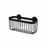 Panier de douche neo noir rectangle ventouse ou à visser