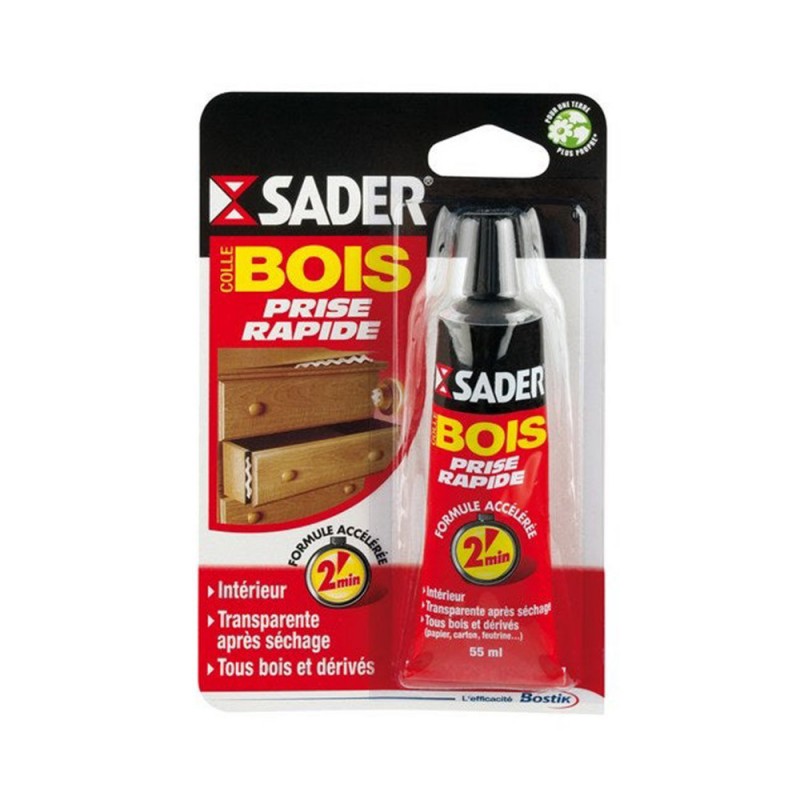 Colle bois rapides 55ml sb