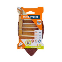Abrasif multifonction 98x140 grain 40 Lot de 5 DX