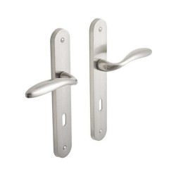 Ensemble de porte Agathe 195mm trou cle zinc