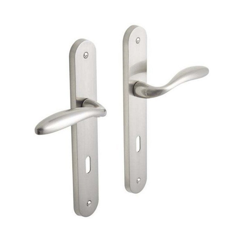 Ensemble de porte Agathe 195mm trou cle zinc
