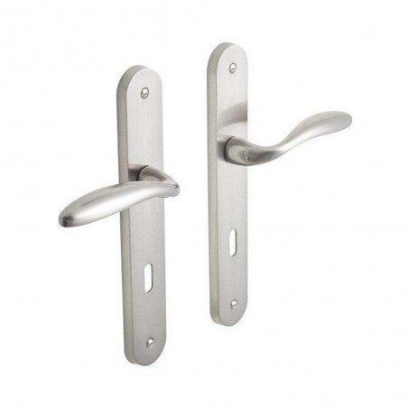 Ensemble de porte Agathe 195mm trou cle zinc