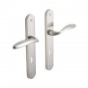 Ensemble de porte Agathe 195mm trou cle zinc