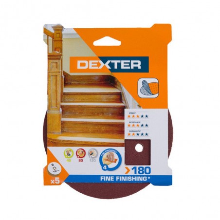 Abrasif excentrique diamètre 150 grain 180 Lot de 5